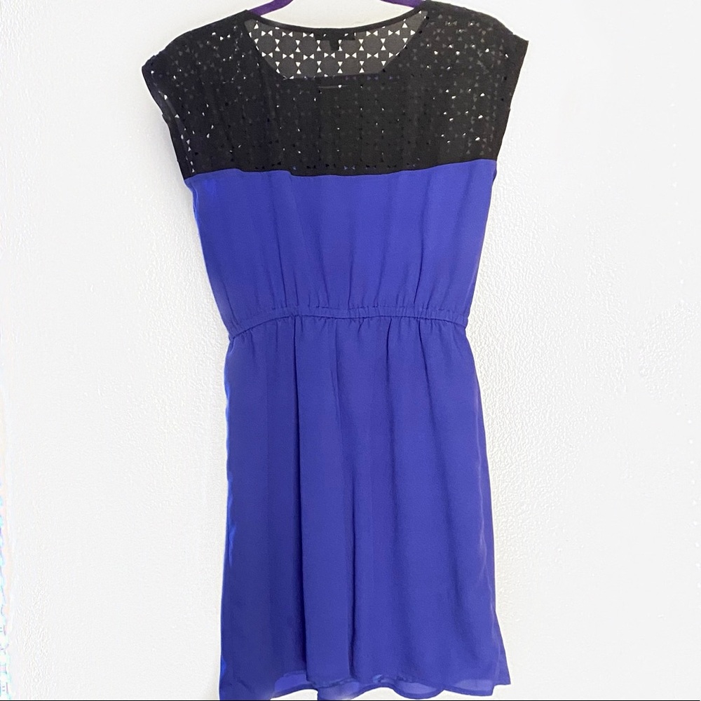 Be Pop, Dress, sz M, Blue & Black
